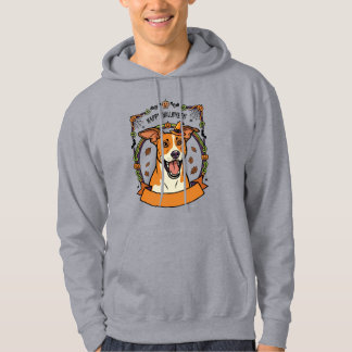 cute happy Halloween dog Hoodie