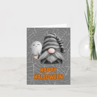 Cute Happy Halloween Gonk Card