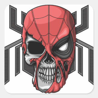 Cute Happy Halloween Stikers Square Sticker