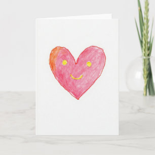 Cute Happy Heart Card