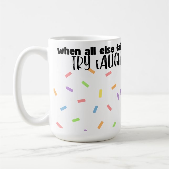 Cute Happy Laughter Coffee Mug  (Left)
