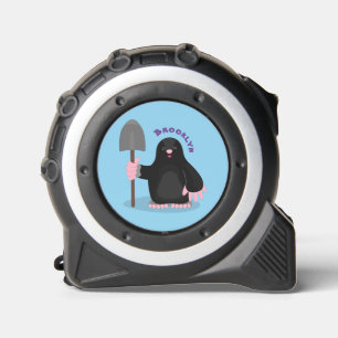 Cute happy mole cartoon illustration 1
