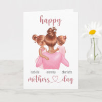 Cute Happy Mothers Day From Daughter