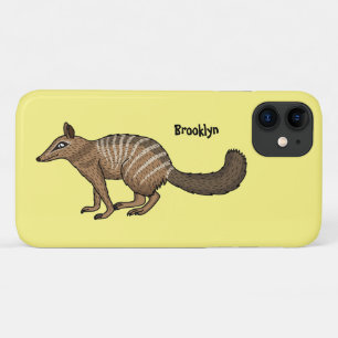 Cute happy numbat cartoon illustration iPhone 11 case
