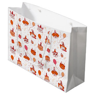 Cute happy party animals gift bag