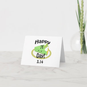 Cute Happy Pi Day Card