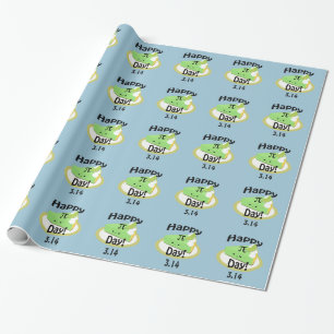 Cute Happy Pi Day Wrapping Paper