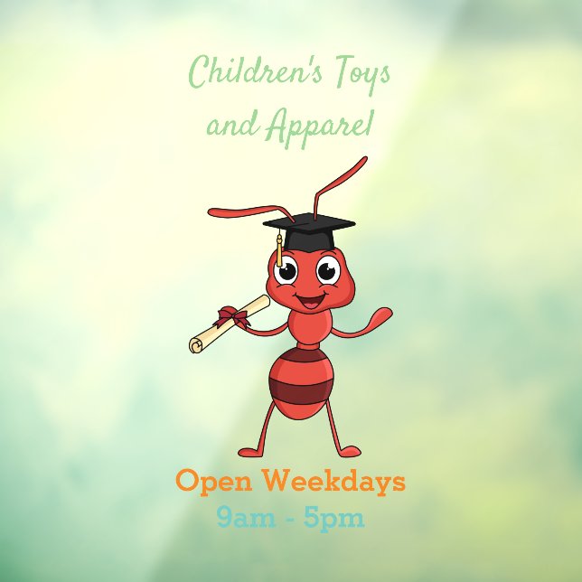 Cute happy red ant cartoon (Sheet 3)