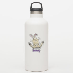 Cute happy smiling baby bunny rabbit cartoon