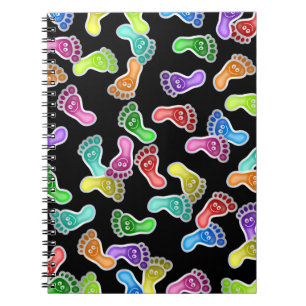 Cute Happy Smiling Feet Wallpaper Notebook