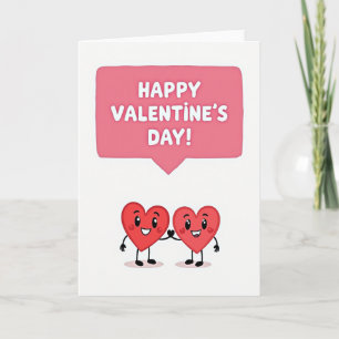 Cute Happy Valentines Day Card