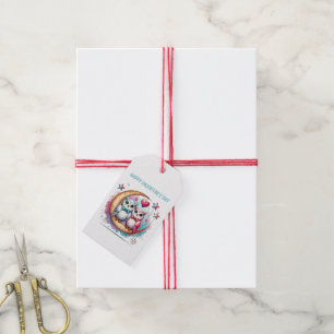 Cute Happy Valentine's Day owls Gift Tags