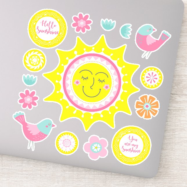 Cute Happy Yellow Sunshine (Detail)
