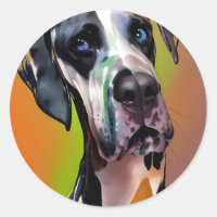  Cute Harlequin Great Dane  