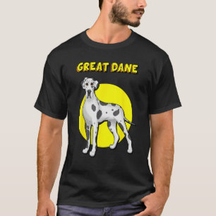 Cute Harlequin Great Dane T-Shirt