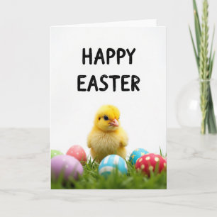 Cute Hatched Chick Spring Card
