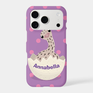 Cute hatching baby ostrich cartoon illustration