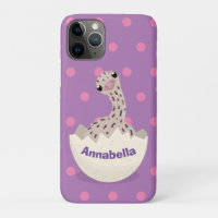 Cute hatching baby ostrich cartoon illustration