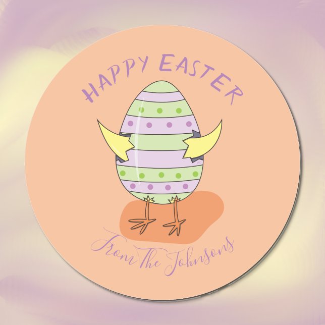 Cute Hatching Easter Egg Sticker (Creator Uploaded)