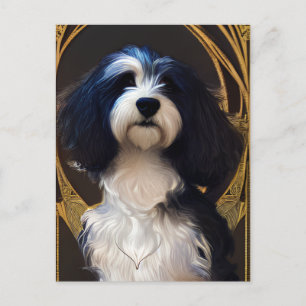 Cute Havanese Puppy Dog Postcard
