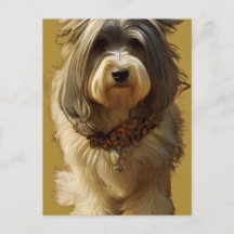 Cute Havanese Puppy Dog Postcard