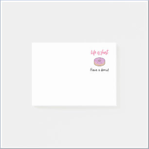 Cute Have A Doughnut   Post-it Notes