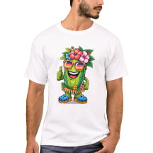 Cute Hawaiian Pickleball Tropical Beach Party