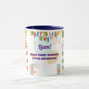 cute HBD mug for kids birthday   personalised