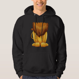 Cute Headless Lion Costume Halloween   Big Cat Man Hoodie