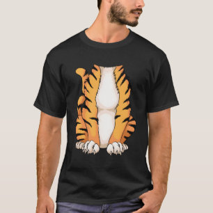 Cute Headless Tiger Costume Halloween Funny Animal T-Shirt