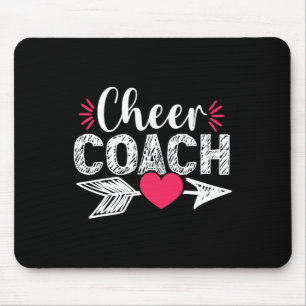 Cute Heart Cheer Coach Cheerleading Cheerleader Tr Mouse Pad