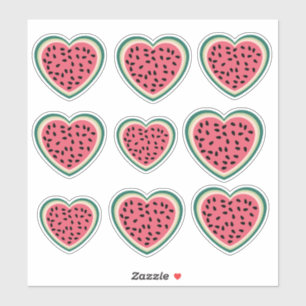 cute heart colourful palestine Watermelons