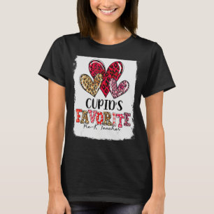 Cute Heart Cupid's Favourite Pre K Teacher Valenti T-Shirt