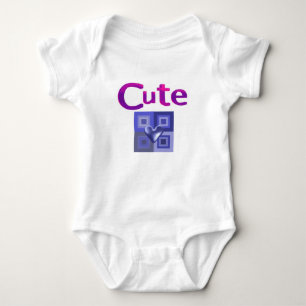 Cute Heart Design Baby Bodysuit