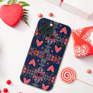 Cute Heart Flowers Girly Fun Inspirivity  iPhone 13 Pro Max Case