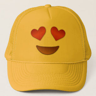 Cute Heart for Eyes emoji Trucker Hat
