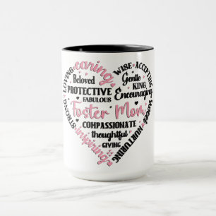Cute Heart Foster Mom Mug