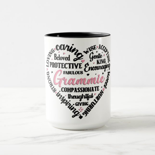 Cute Heart Grammie Mug (Center)