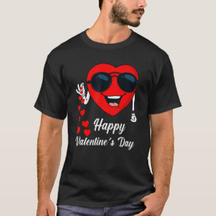 Cute Heart Happy Valentines Day Salting Hearts T-Shirt