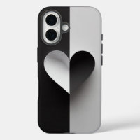 Cute Heart iPhone Case |Ai Aesthetic Love Design
