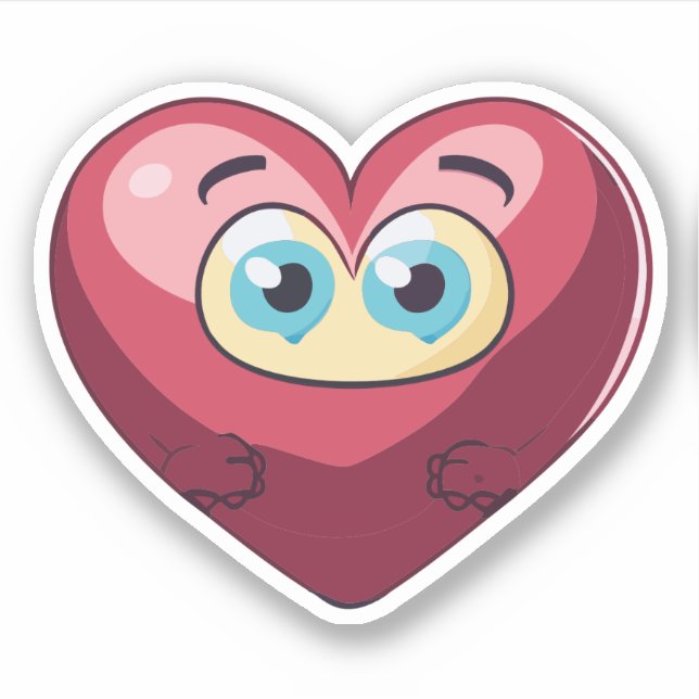 Cute Heart Kids Cartoon Charactor (Front)