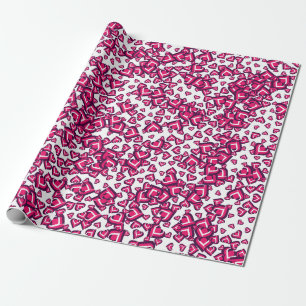 Cute Heart Love Shape Wrapping Paper