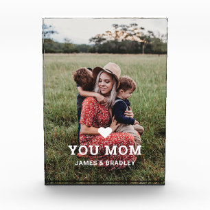 Cute HEART LOVE YOU MOM Mother's Day Photo