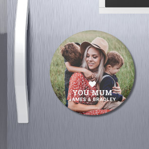Cute HEART LOVE YOU MUM Mother's Day Magnet