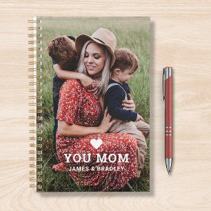 Cute Heart Love You Mum Mother's Day Photo Planner