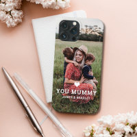 Cute HEART LOVE YOU MUMMY Mother's Day Photo
