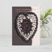 Cute heart Personalised Valentine's Day Card 