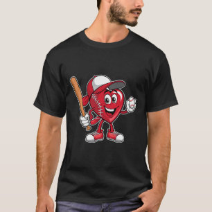 Cute Heart Playing Sell Valentine's Day Boys Girls T-Shirt