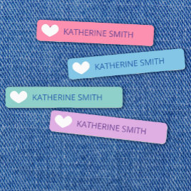 Cute Heart Purple Blue