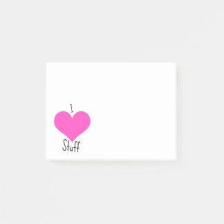 Cute Heart Sticky Notes